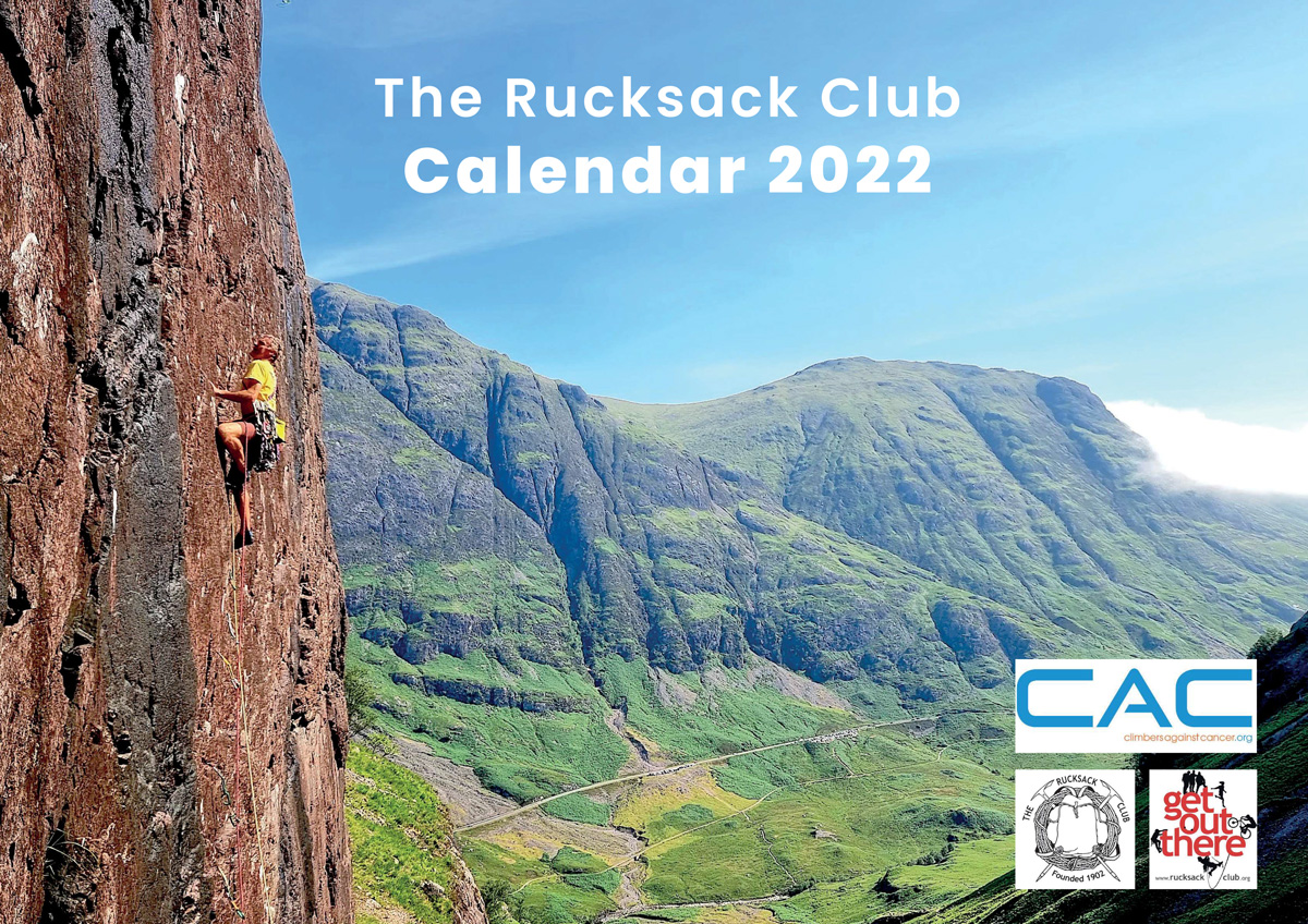 Rucksack Club Cac Calendar - Climbers Against Cancer