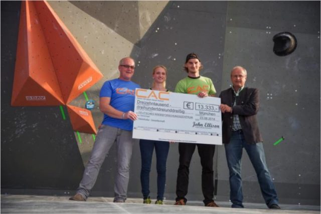 Climbers Against Cancer donates 13,333€ in Munich